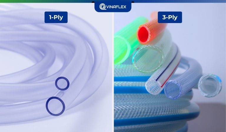 Read more about the article Clear Hose: 1-Ply vs. 3-Ply Clear PVC Tubing Guide
